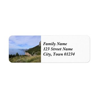 Scenic Amalfi Coast In Italy Label by GoingPlaces at Zazzle