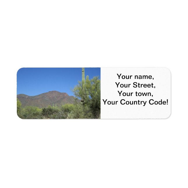 Scenic Apache Trail Label (Front)