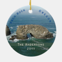 Scenic Arch Rock Family Name Date Oregon