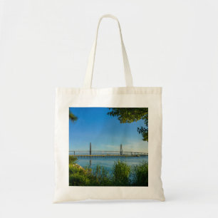 Scenic Arthur Ravenel Bridge Tote Bag