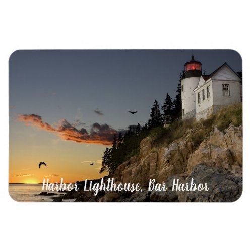 Scenic Bar Harbor Lighthouse Magnet