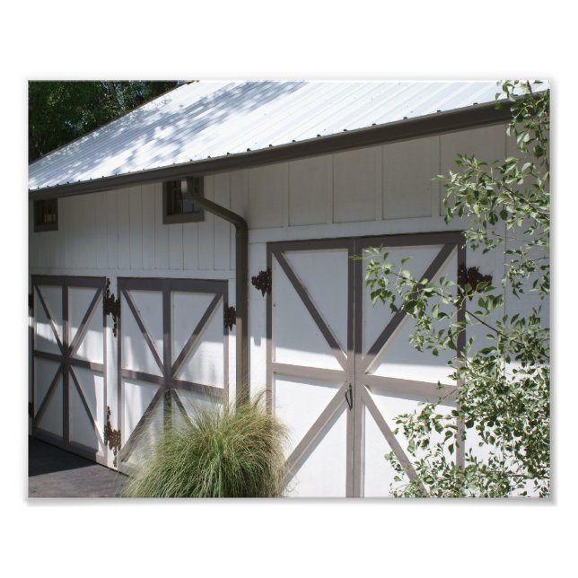 Scenic Barn Doors Photo Print (Front)