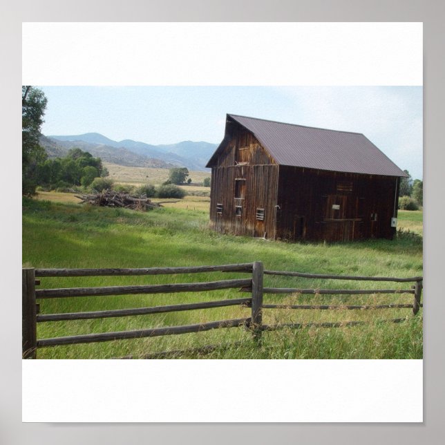 Scenic barns poster (Front)