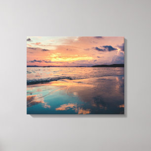 Scenic Beach Art Ocean Images Photography Cool Bea Canvas Print