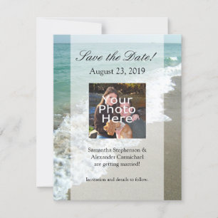 Scenic Beach Destination Wedding Save The Date