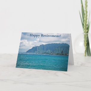 Scenic Beach Retirement Card