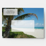 Scenic Beach, Side Palm Branch Envelope