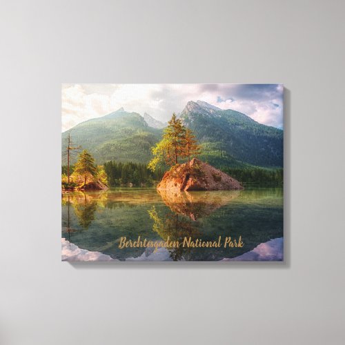 Scenic Berchtesgaden National Park  Canvas Print