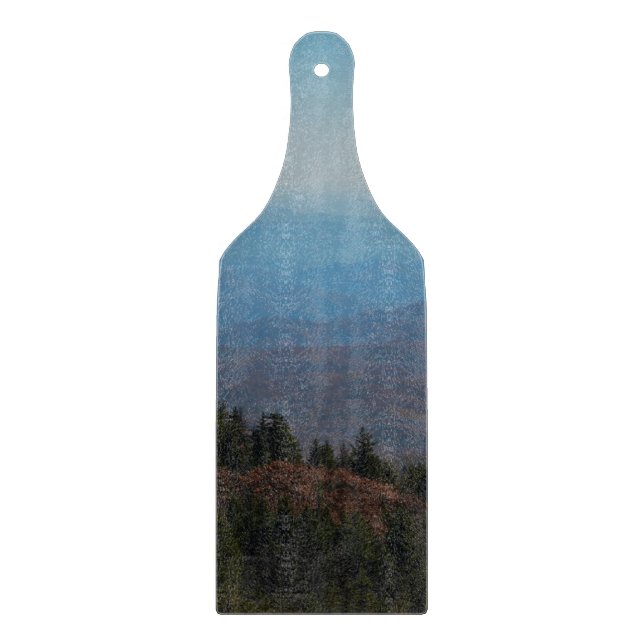 Scenic Blue Ridge Mountains Nature Photography Cutting Board (Front)