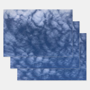 Scenic Blue Sky Wrapping Paper Flat Sheet Set