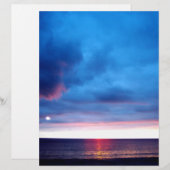 Scenic blue sunset (Front/Back)