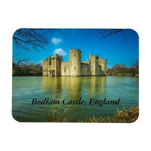 Scenic Bodiam Castle in East Sussex England Magnet