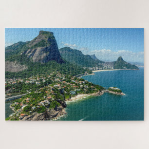 Scenic Brazil Rio Landscape Jigsaw Puzzle