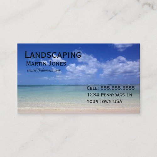 Scenic Business Card