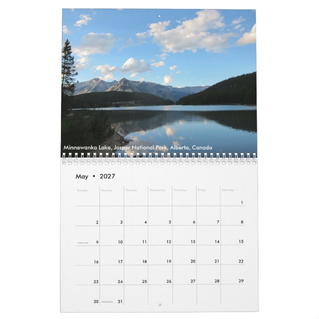Scenic Calendar (May 2027)