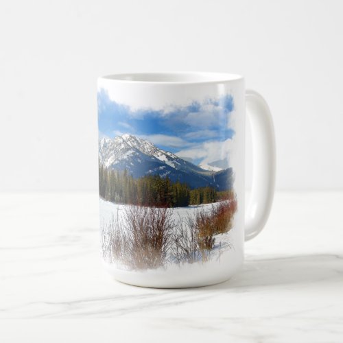 Scenic Cascade Mountain _ Banff Alberta Coffee Mug