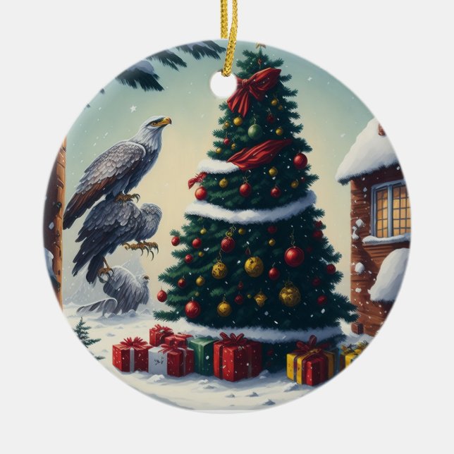 Scenic Ceramic Ornament (Front)