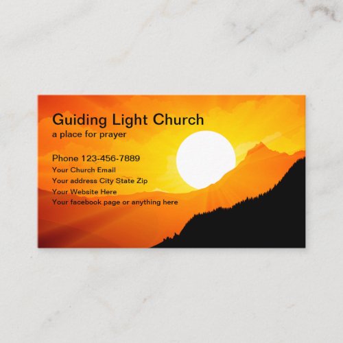 Scenic Christian Church Business Cards