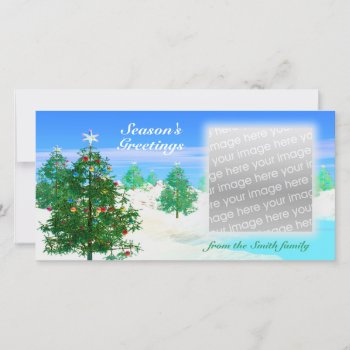 Scenic Christmas Day Holiday Card by xfinity7 at Zazzle