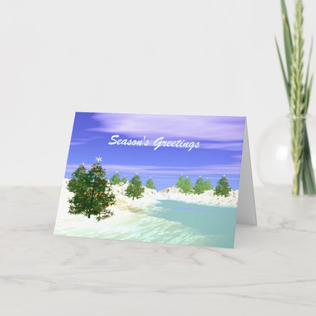 Scenic Christmas Holiday Card (Front)
