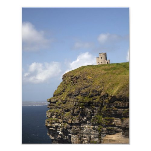 Scenic Cliffs of Moher and OBriens Tower Photo Print