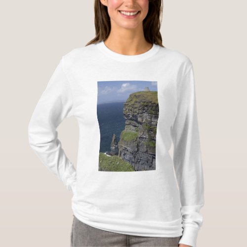 Scenic Cliffs of Moher and OBriens Tower T_Shirt