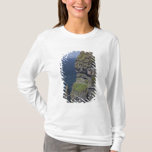 Scenic Cliffs of Moher and OBriens Tower T_Shirt