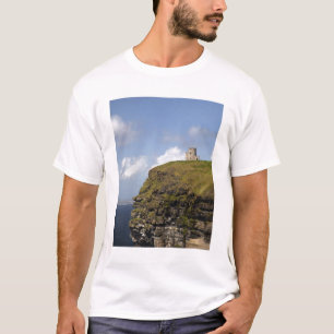 Scenic Cliffs of Moher and O'Brien's Tower. T-Shirt