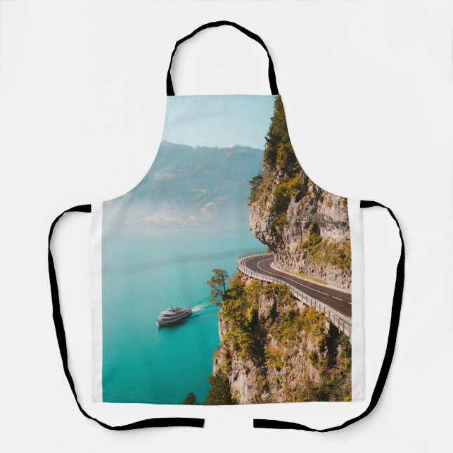 Scenic Cliffside Road Apron (Front)
