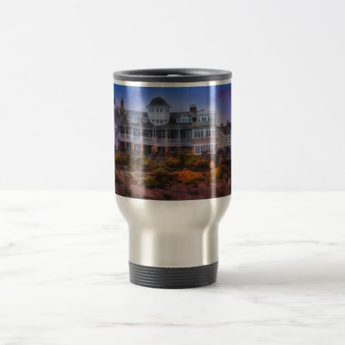 Scenic Coastal Sunrise Cape Neddick Maine Travel Mug