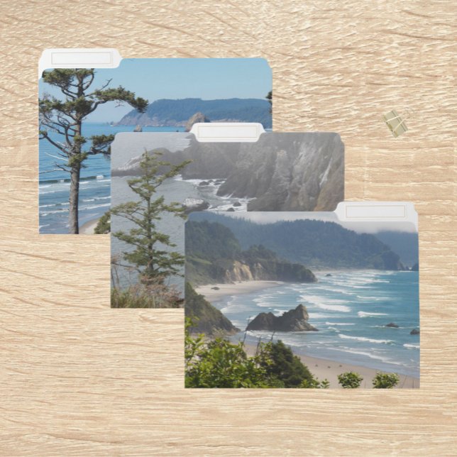 Scenic Coastline Seascape File Folder (In Situ)