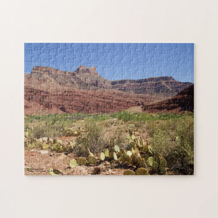 Scenic Colorado River at Grand Canyon Photograph Jigsaw Puzzle | Zazzle