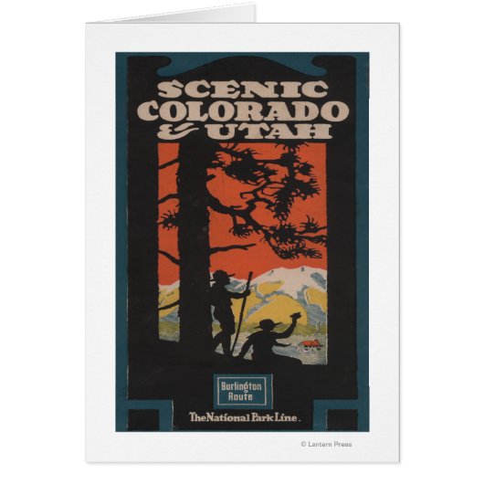 Scenic Colorado & Utah Travel Poster (Front)