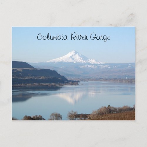 Scenic Columbia River Gorge Travel Postcard