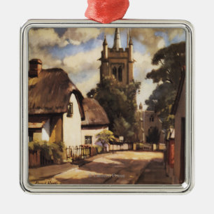 Scenic Country View British Railways Poster Metal Ornament