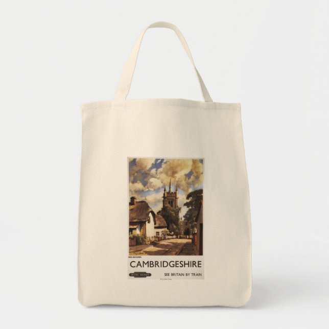 Scenic Country View British Railways Poster Tote Bag (Front)