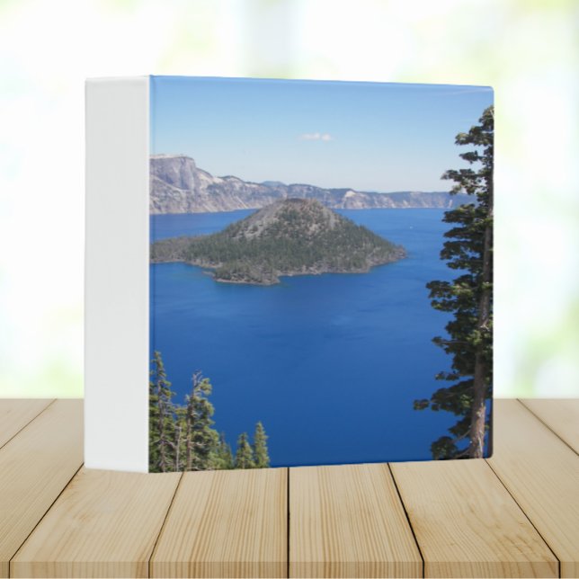 Scenic Crater Lake National Park 3 Ring Binder (In Situ Angled)