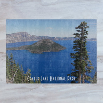 Scenic Crater Lake National Park Cutting Board by northwestphotos at Zazzle