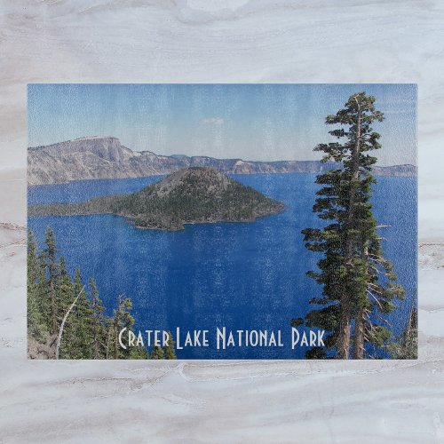 Scenic Crater Lake National Park Cutting Board