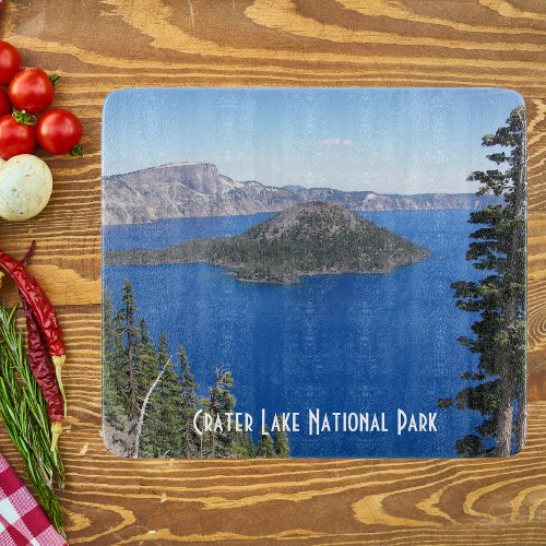 Scenic Crater Lake National Park Cutting Board