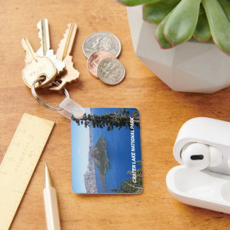Scenic Crater Lake National Park Keychain
