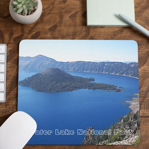Scenic Crater Lake National Park Mouse Pad