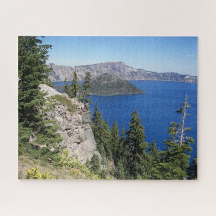 Scenic Crater Lake National Park Photo Jigsaw Puzzle