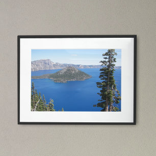 Scenic Crater Lake National Park Poster
