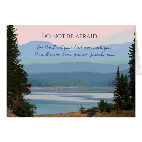 Scenic Do Not Be Afraid Deuteronomy