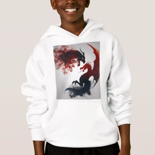 Scenic Dragon Smoke Fantasy Hoodie