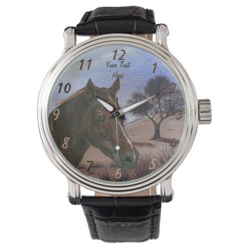 scenic equine portrait chestnut mare brown horse watch
