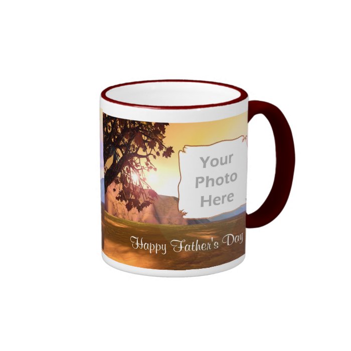 Scenic Father's Day (photo frame) Coffee Mugs