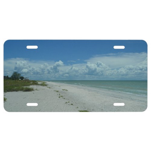 Scenic Florida Tropical Beach Photography Vanity   License Plate