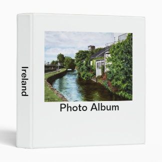 Scenic Galway City Ireland Canal View 3 Ring Binder